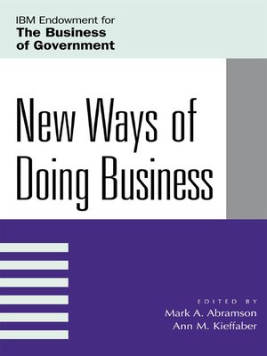 cover image of New Ways of Doing Business